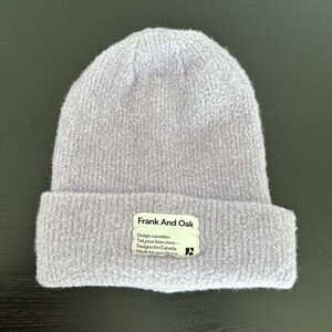 Frank & Oak Lavender Knit Beanie